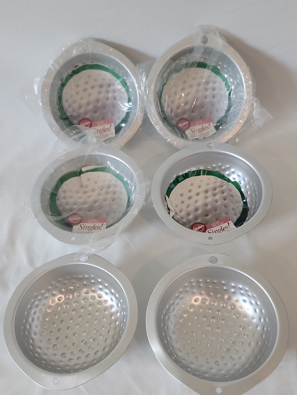Golf Ball Singles Bake, Cake Pans QTY of 6
